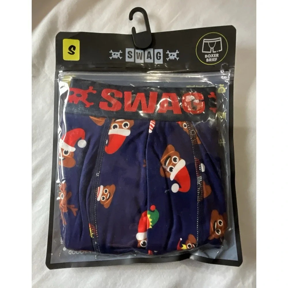 New SWAG Men's Poop Emoji Novelty Underwear - Size‎ Small